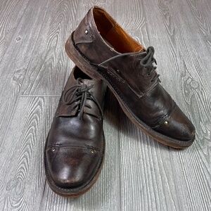BED STU Lace Up Leather Oxfords